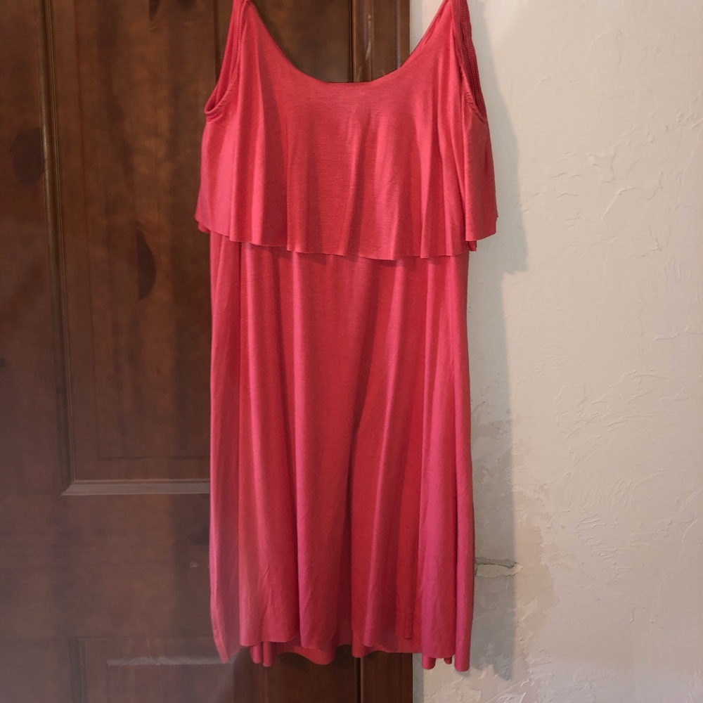 coral dress